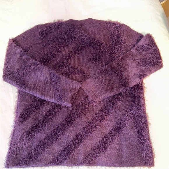Calvin Klein Purple Textured Women's Sweater - Picture 5 of 6